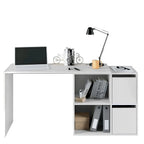 مكتب أبيض - ١٠٠ × ٥٠ × ٨٠ سم | DE10