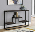 كونسول مودرن KT101 أسود 120×40×90 سم – استيل × رخام