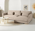 ركنة حرف L RA111 بيج 220×150 سم – قطيفة روك