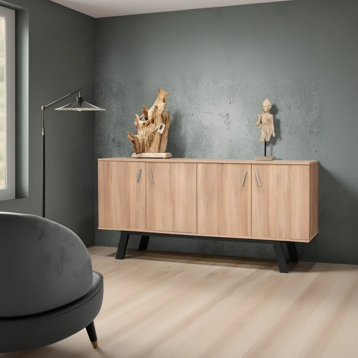 بوفيه | خشبي | 160 × 40 × 90 | BT46