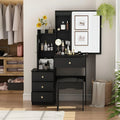 Dressing Table | Black & Gold | 140 x 90 x 40 | DT49