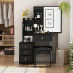 Dressing Table | Black & Gold | 140 x 90 x 40 | DT49