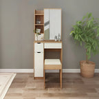 Dressing Table | White & Wooden | 180 x 100 x 40 | DT50
