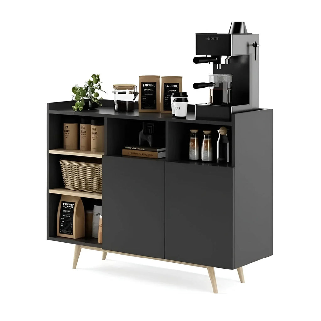 ركن قهوة أسود - 90 × 100 × 40 سم | Cc17