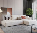 ركنة مودرن RA115 بيج 260×180×70 سم – خشب زان طبيعي