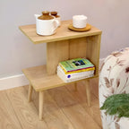 طاولة قهوة خشبية - 40 × 40 × 50 سم | CT19