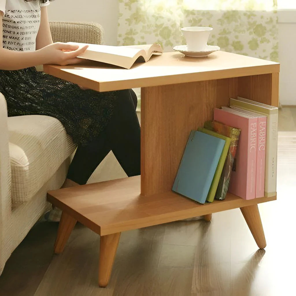 طاولة قهوة خشبية - 40 × 40 × 50 سم | CT19