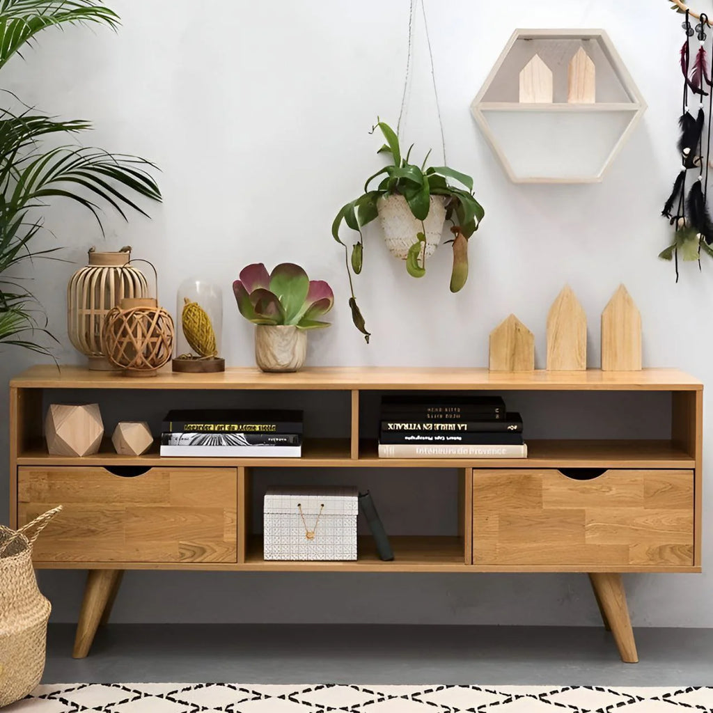 وحدة تلفزيون خشبية - ١٦٠ × ٤٠ × ٤٥ سم | TV31