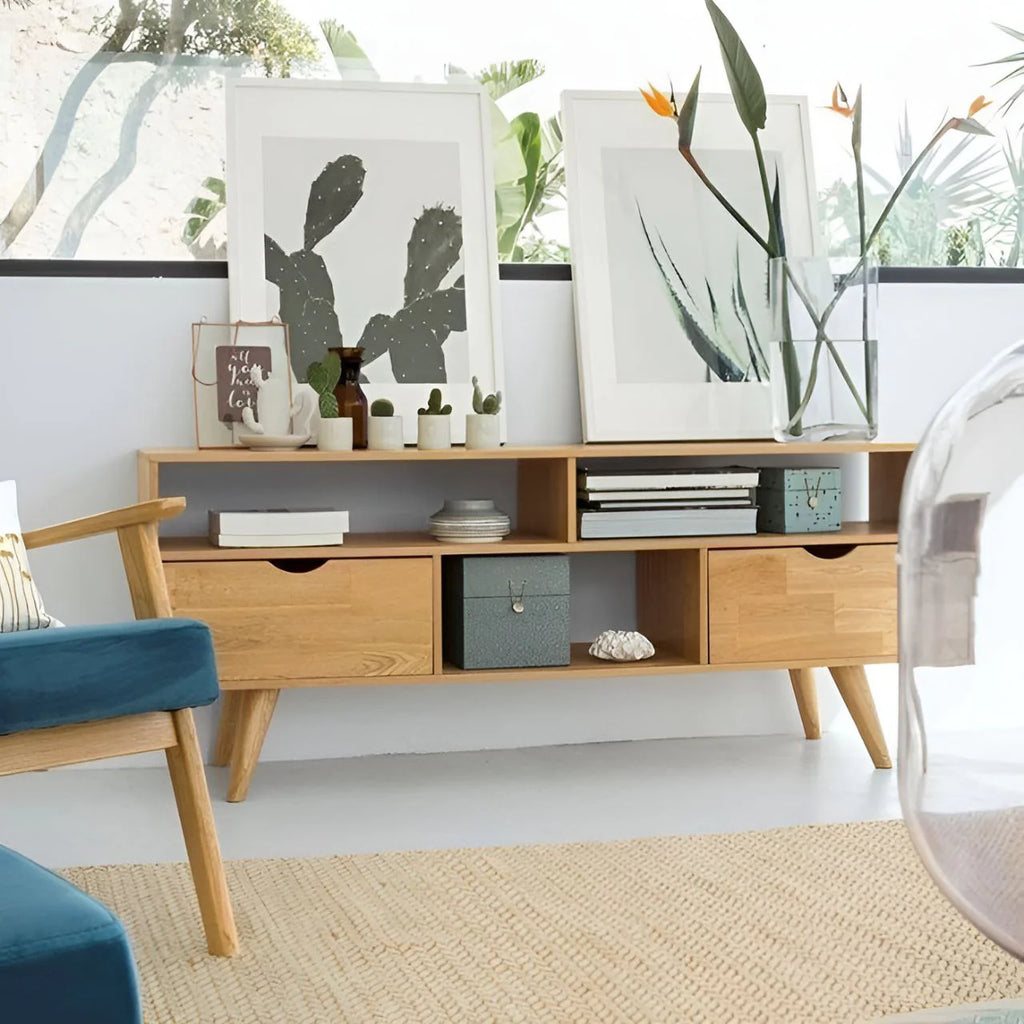 وحدة تلفزيون خشبية - ١٦٠ × ٤٠ × ٤٥ سم | TV31