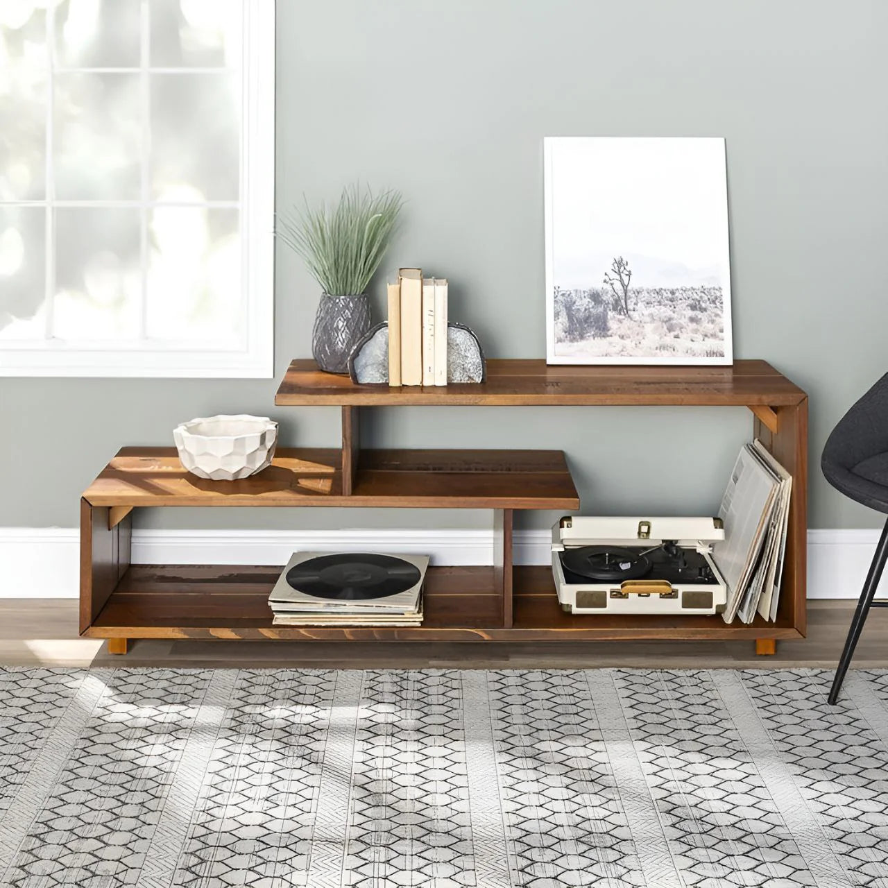 وحدة تلفزيون خشبية - ١٢٠ × ٤٠ × ٥٠ سم | TV86