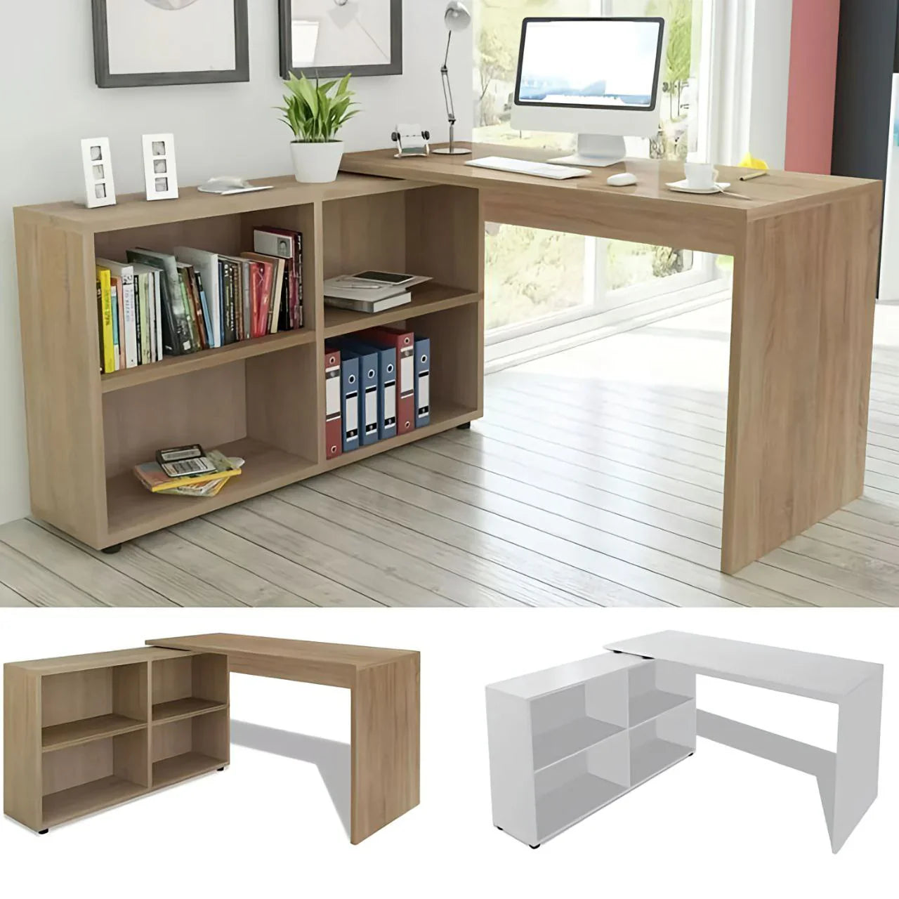 مكتب خشبي - ١٢٠ × ٥٠ × ١٢٠ سم | DE8