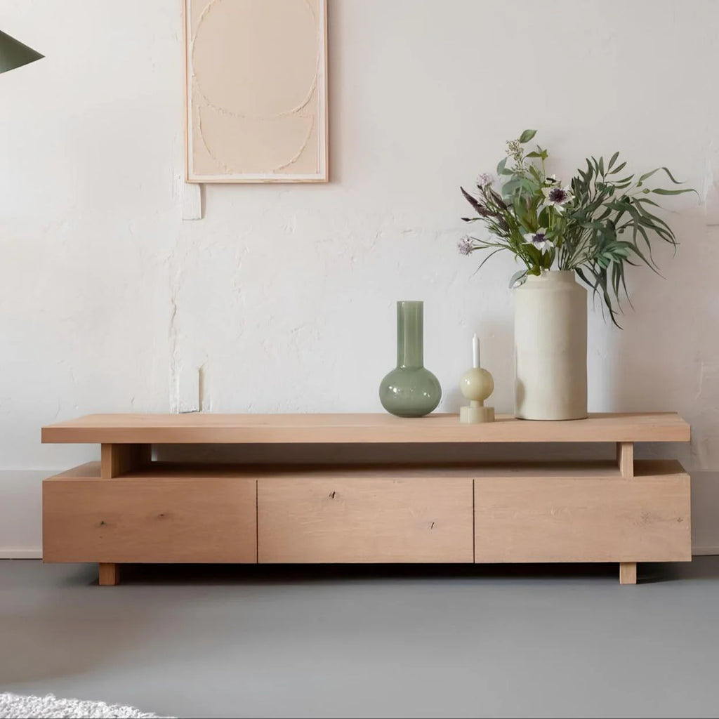 وحدة تلفزيون خشبية - ١٨٠ × ٣٥ × ٤٠ سم | TV4