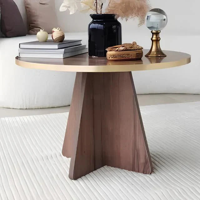 طاولة قهوة خشبية - قطر 30/40/50 × 40/45/50 سم | CT17