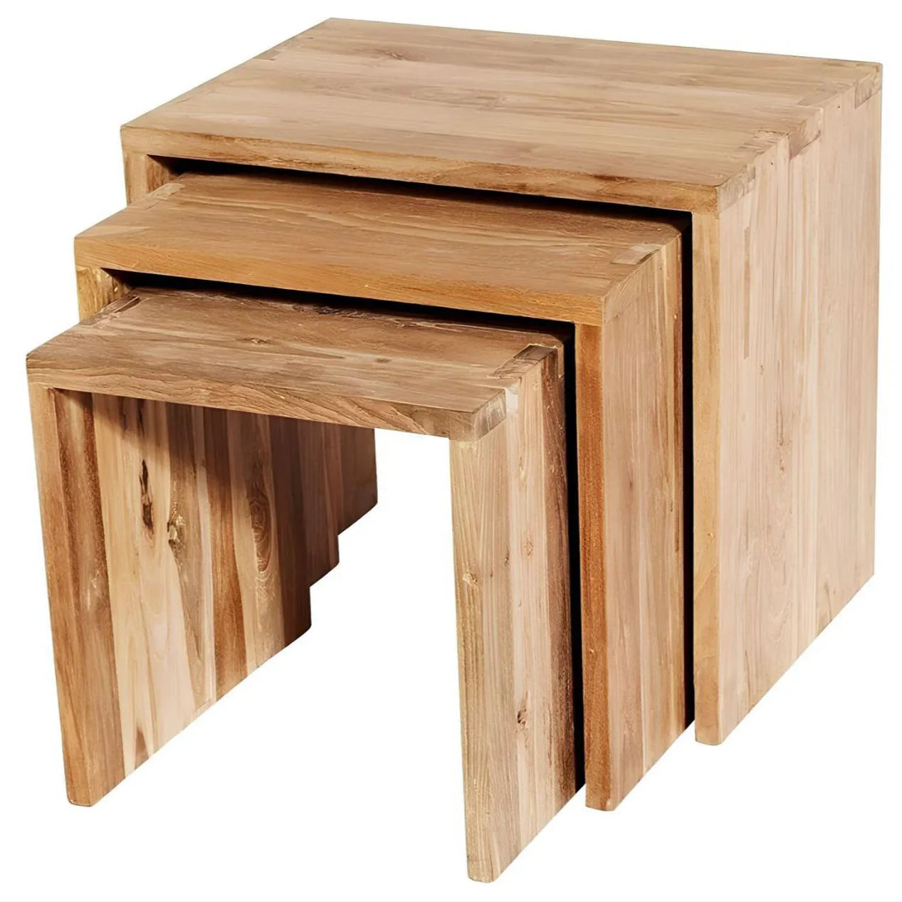 طاولة قهوة بنية اللون - 50 × 40 × 45 سم | CT18