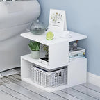 طاولة قهوة بيضاء - 40 × 40 × 60 سم | CT15