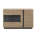 بوفيه | أسود وخشبي | ١٤٠ × ٤٠ × ١٠٠ | BT9