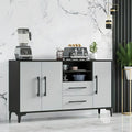 بوفيه | رمادي وأسود | 140 × 40 × 100 | BT38