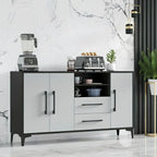 بوفيه | رمادي وأسود | 140 × 40 × 100 | BT38