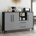 بوفيه | رمادي وأسود | 140 × 40 × 100 | BT8