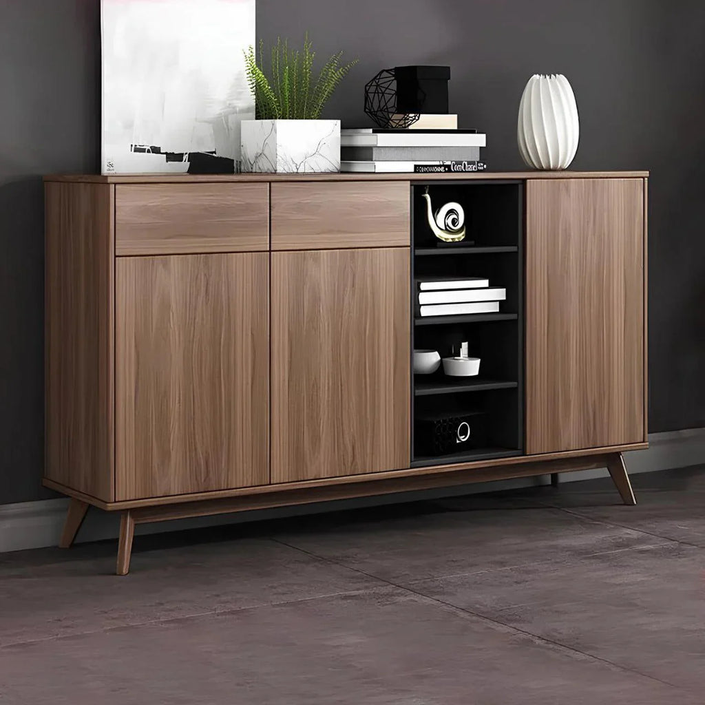 بوفيه | خشبي داكن | ١٦٠ × ٤٠ × ١٠٠ | BT10