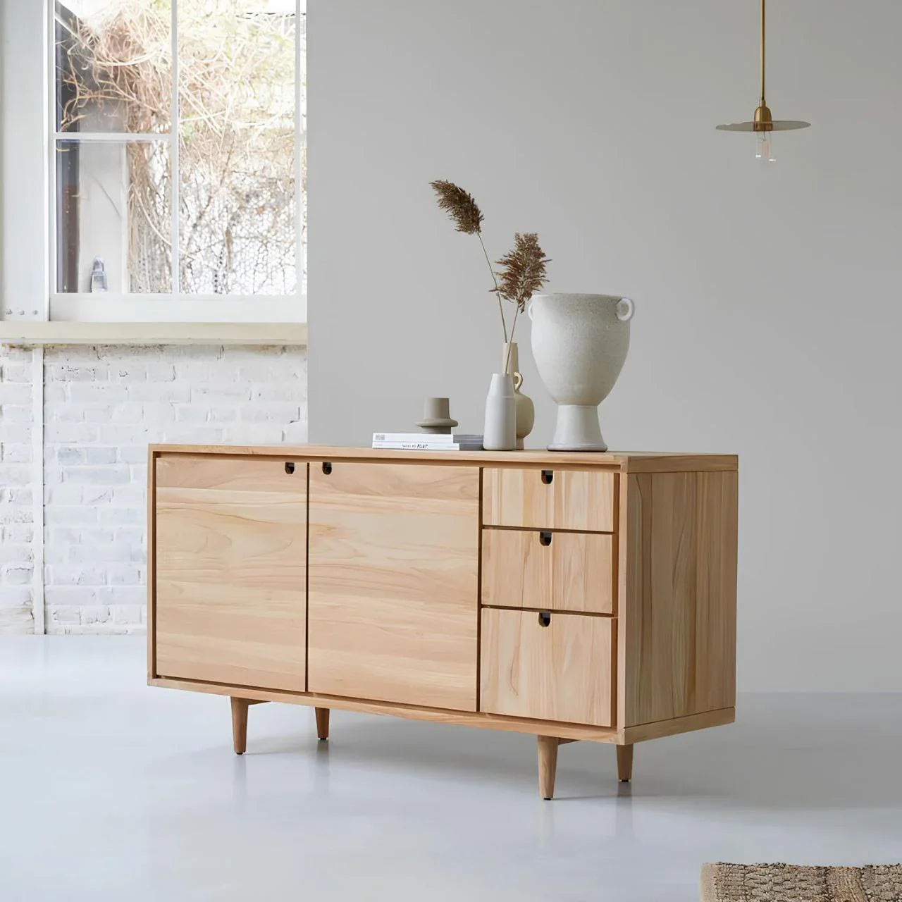 بوفيه | خشبي | ١٢٠ × ٤٠ × ٩٠ | BT ٧