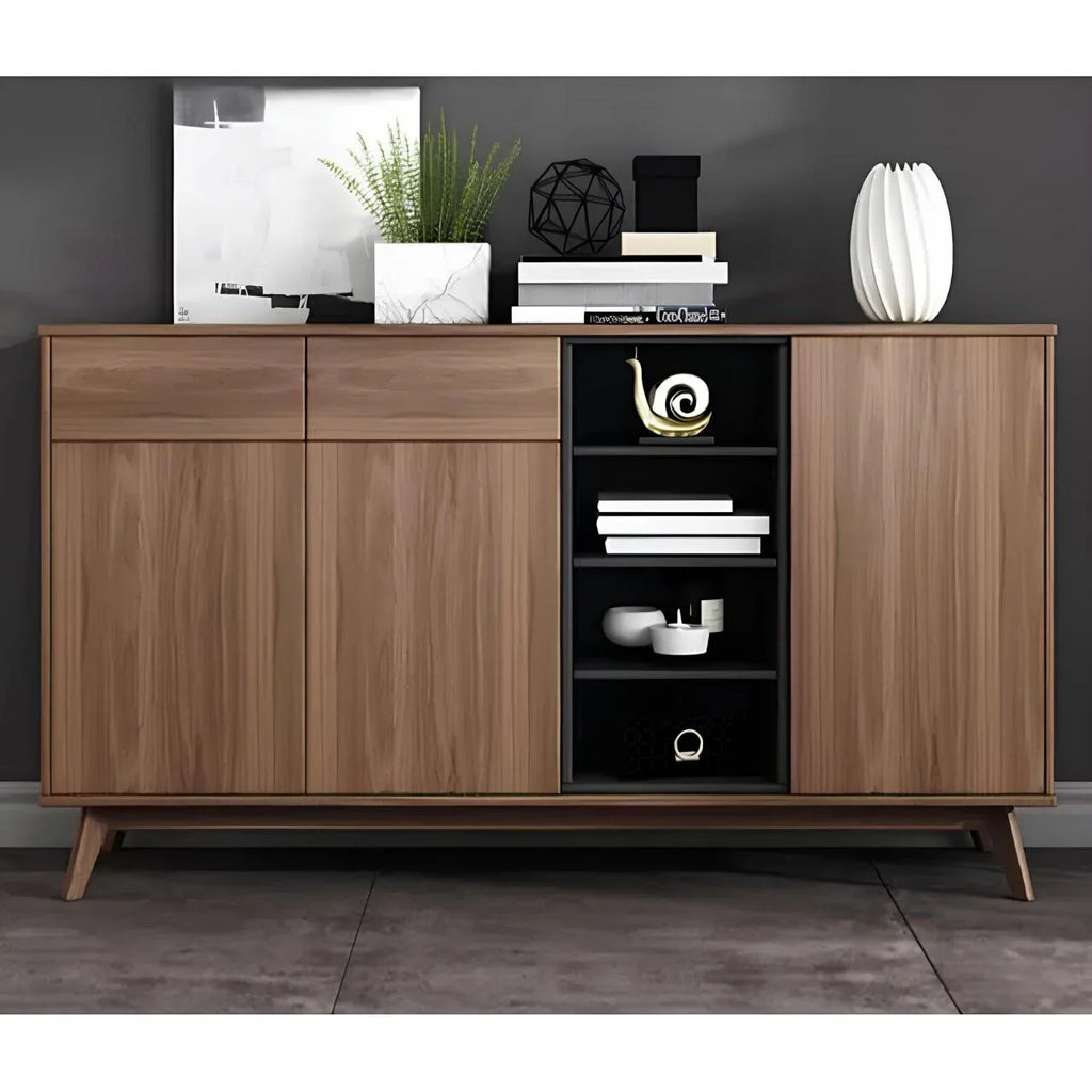 بوفيه | خشبي داكن | ١٦٠ × ٤٠ × ١٠٠ | BT10