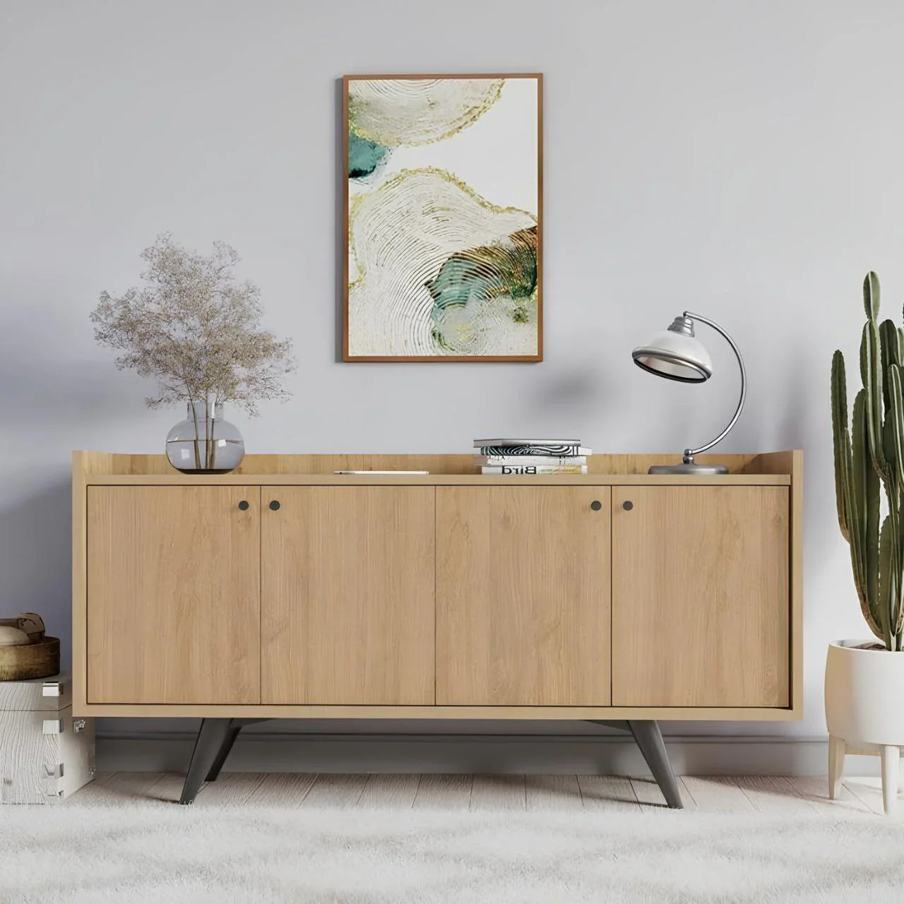 بوفيه | خشبي | ١٥٠ × ٤٠ × ٩٠ | BT42