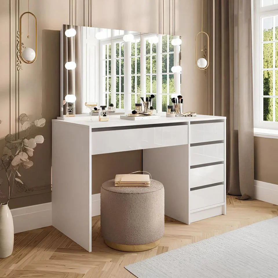 طاولة زينة | أبيض | ١٢٠ × ٤٠ × ١٢٠ | DT2