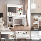 طاولة زينة | أبيض | ١٢٠ × ١٣٠ × ٤٠ | DT ١٧