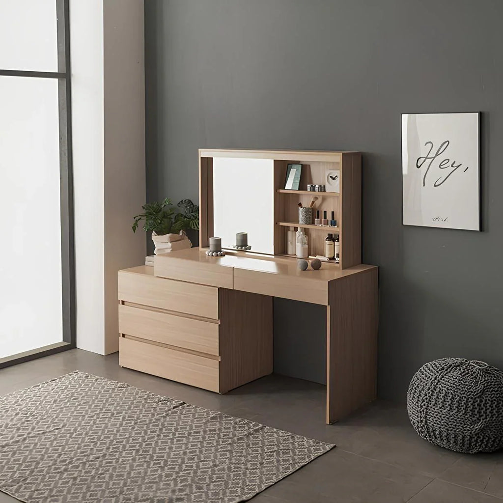 طاولة زينة | خشبية | ١٢٠ × ١٢٠ × ٤٠ | DT ٨