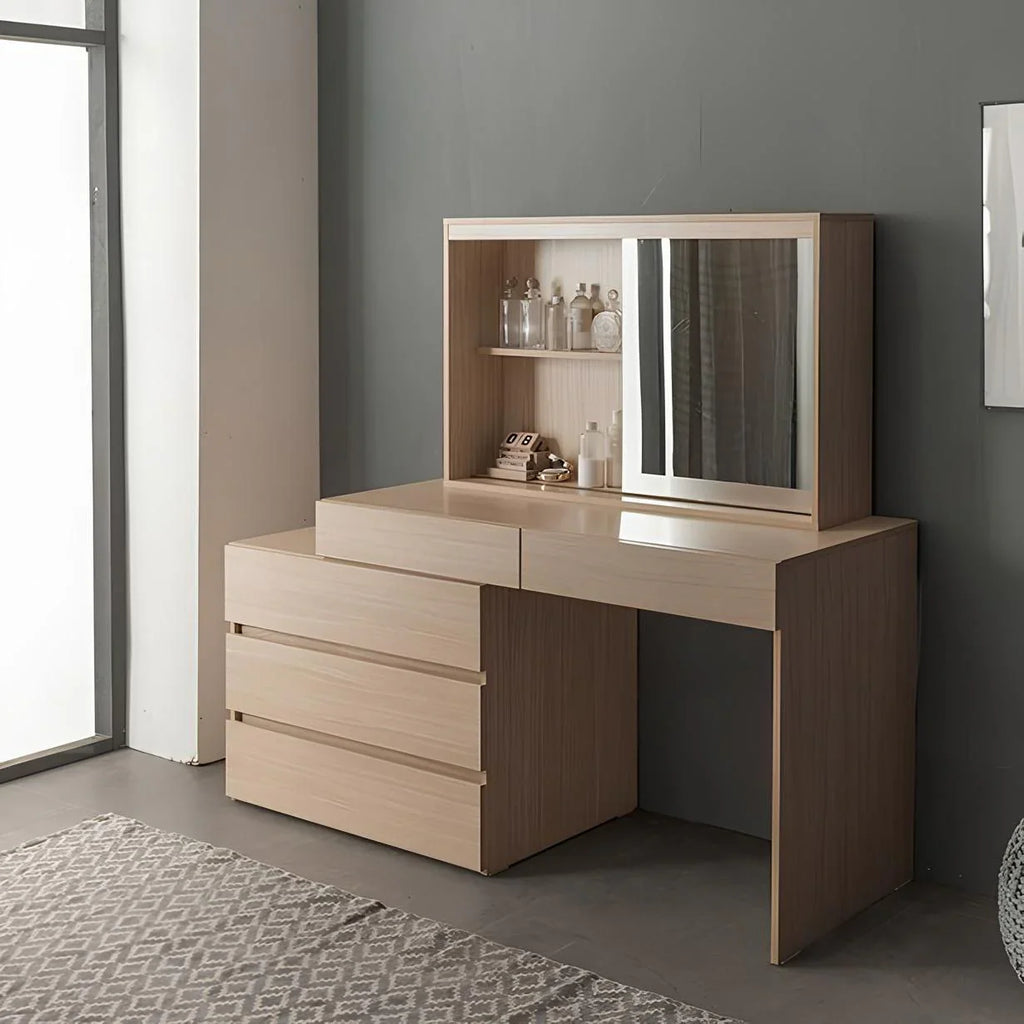 طاولة زينة | خشبية | ١٢٠ × ١٢٠ × ٤٠ | DT ٨