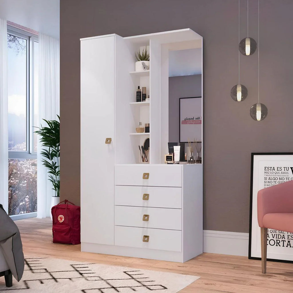 طاولة زينة | أبيض | ١٠٠ × ١٨٠ × ٤٠ | DT ١٥