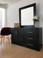 طاولة زينة | أسود | ١٢٠ × ١٢٠ × ٤٠ | DT ٩