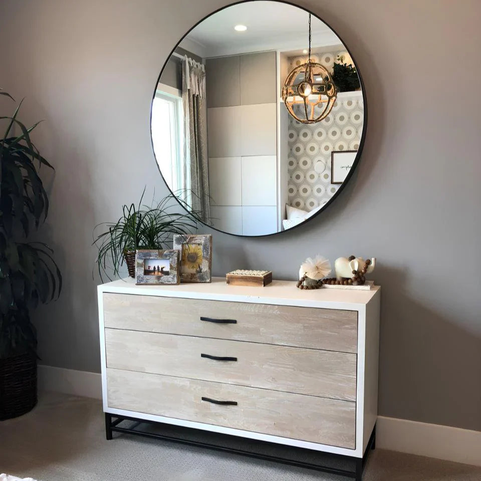 طاولة زينة | أبيض | ١١٠ × ٩٠ × ٤٠ | DT ٤٨