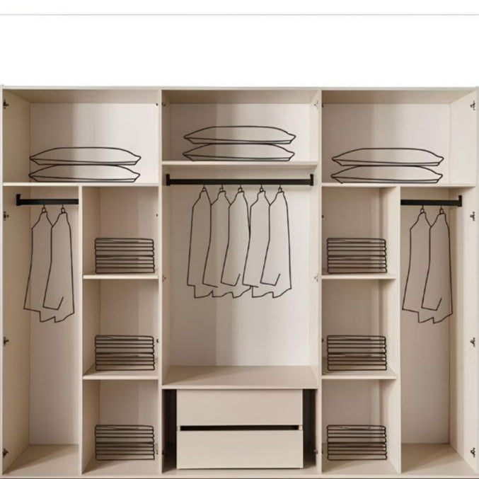 خزانة ملابس | أبيض | ٢٤٠ × ٥٠ × ٢٢٠ سم | WD55