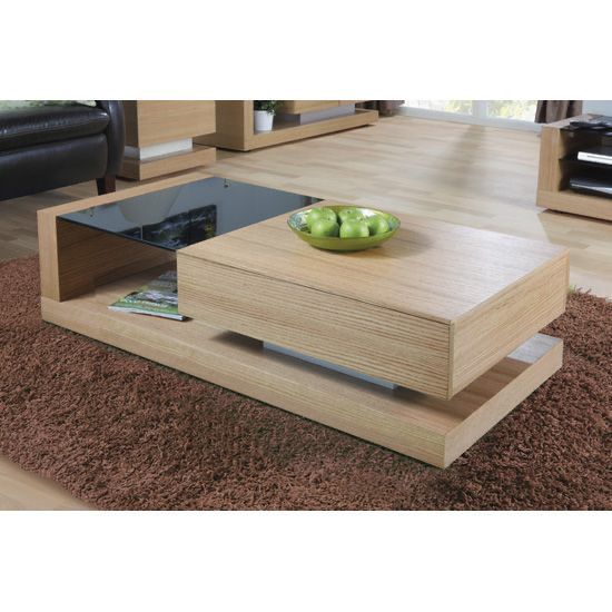 طاولة مستطيلة TA30 لون خشبي – MDF مقاس 100×50×40 سم