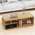 طاولة مستطيلة TA43 لون خشبي – MDF مقاس 100×50×40 سم